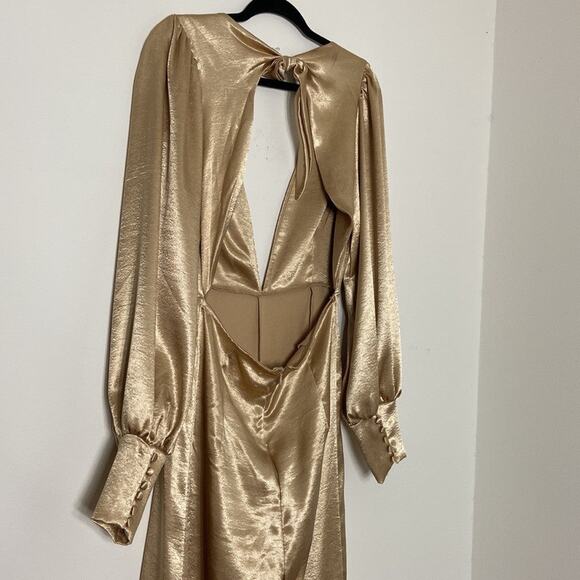 Free People Nadia Jumpsuit - Us 12 - Calm Sand - Picture 6 of 6